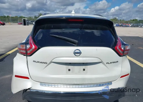 2017 Nissan Murano Platinum from USA, damaged, VIN 5N1AZ2MG4HN173351